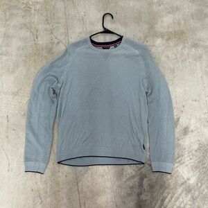 Ted Baker Men's Sky Blue Crewneck Sweater